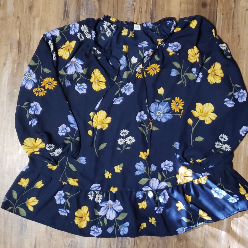 Floral Sheer Top